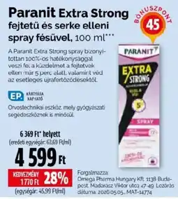 Pingvin Patika Paranit extra strong fejtetu es serke elleni spray fesuvel ajánlat