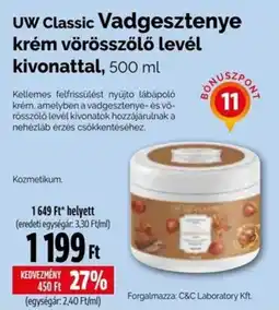 Pingvin Patika Uw classic vadgesztenye krém ajánlat