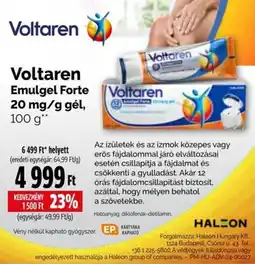 Pingvin Patika voltaren emulgel forte ajánlat