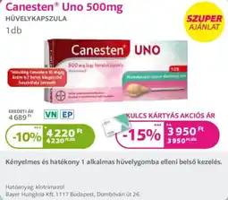 Kulcs Patika Canesten Uno ajánlat