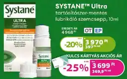 Kulcs Patika Systane ultra ajánlat