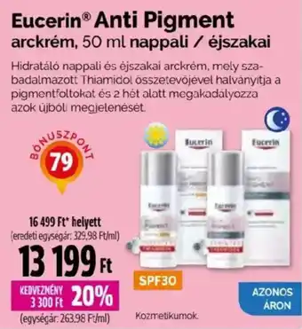 Pingvin Patika Eucerin anti pigment arckrém ajánlat