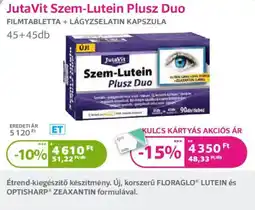 Kulcs Patika Jutavit szem-lutein plusz duo ajánlat