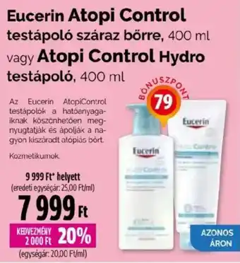 Eucerin atopi control testápoló
