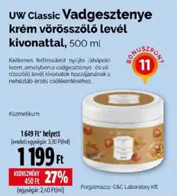 Pingvin Patika Uw classic vadgesztenye krém ajánlat