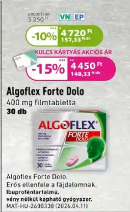 Kulcs Patika algoflex forte dolo ajánlat