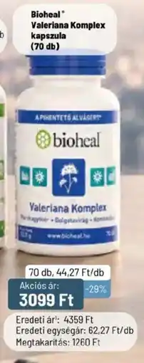 Pingvin Patika Bioheal valeriana komplex ajánlat