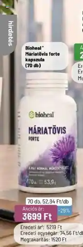 Pingvin Patika Bioheal máriatövis forte ajánlat