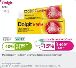 Kulcs Patika Dolgit krém ajánlat