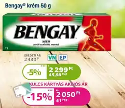 Kulcs Patika bengay krém ajánlat