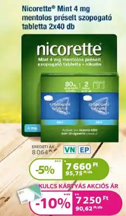 Kulcs Patika nicorette mint ajánlat