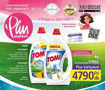 PlusMarket Tomi mosópor ajánlat