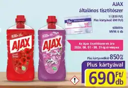 PlusMarket Ajax általános tisztítószer ajánlat
