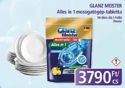 PlusMarket Glanz meister alles in 1 mosogatogep-tabletta ajánlat