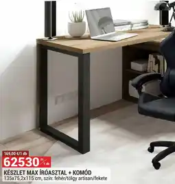 Merkury Market Készet max íróasztal + komód ajánlat