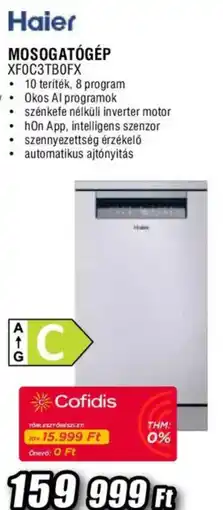 Expert Haier mosogatógép ajánlat