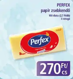 PlusMarket Perfex papír zsebkendő ajánlat
