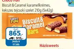 ÁRKLUB choco fun biscuit & caramel bars ajánlat