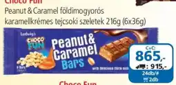 ÁRKLUB Ludwig's choco fun peanut caramel bars ajánlat