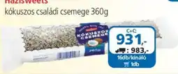 ÁRKLUB Hazisweets kókuszos családi csemege ajánlat