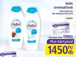 PlusMarket baba krémhabfurdó ajánlat