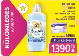 PlusMarket Coccolino öblítő ajánlat