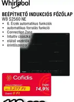 Expert Whirlpool beépíthető indukciós főzőlap wb s2560 ne ajánlat