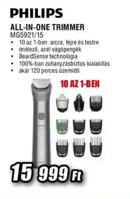 Expert Philips all-in-one trimmer mg5921/15 ajánlat