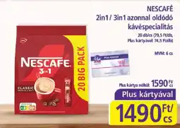 PlusMarket Nescafe 3in1 ajánlat