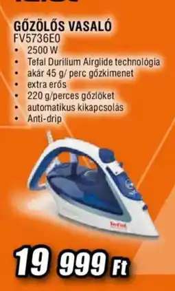 Expert Tefal gőzölős vasaló ajánlat