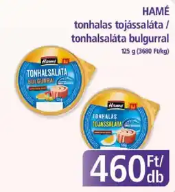 PlusMarket Hame tonhalsaláta ajánlat