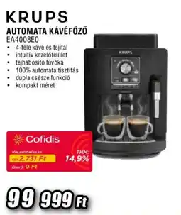 Expert Krups automata kávéfőző ajánlat