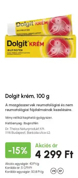Dolgit krém