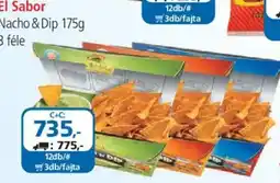 ÁRKLUB El Sabor nacho & dip ajánlat