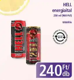 PlusMarket Hell energiailtal ajánlat