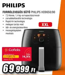 Expert Philips forrólevegős sütő ajánlat