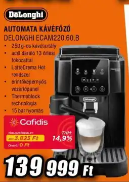 Expert Delonghi automata kávéfőző ajánlat