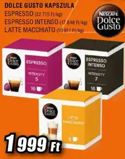 Expert Nescafe dolce gusto kapszula ajánlat