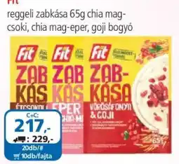 ÁRKLUB Fit reggeli zabkása ajánlat