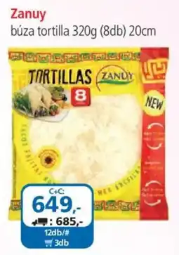 ÁRKLUB Zanuy tortilla ajánlat