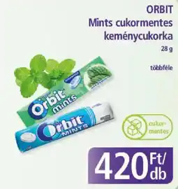 PlusMarket orbit mints cukormentes keménycukorka ajánlat
