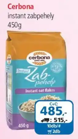 ÁRKLUB Cerbona instant zabpehely ajánlat