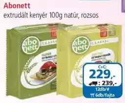 ÁRKLUB Abonett extrudált kenyér ajánlat