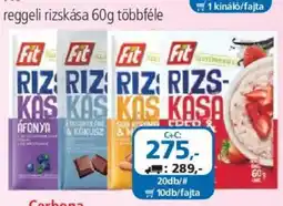 ÁRKLUB Fit rizskása ajánlat