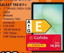 Expert Samsung galaxy tab a11+ ajánlat