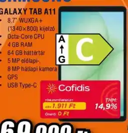 Expert Samsung galaxy tab a11 ajánlat