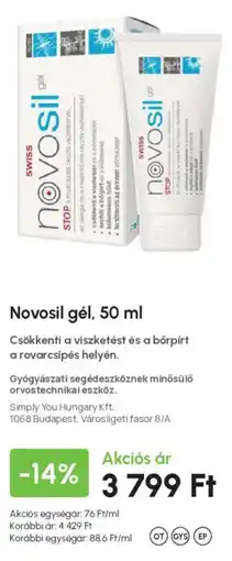 Alma Gyógyszertárak Novosil gel ajánlat