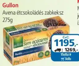 ÁRKLUB Gullon avena étcsokoládés zabkeksz ajánlat