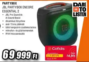 Jbl partybox encore essential 2