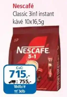 ÁRKLUB Nescafe classic 3in1 instant kávé ajánlat